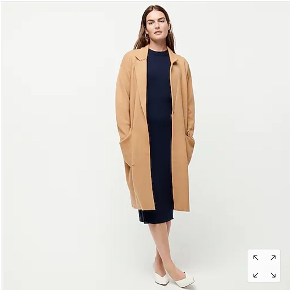 JCrew Ella Long Coatigan Sweater Blazer